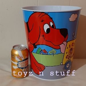 2001 Scholastic Clifford The Big Red Dog Trash Can